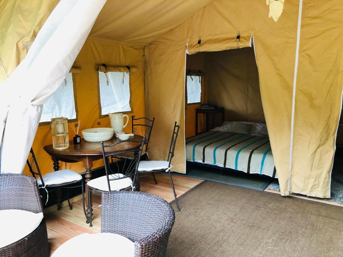 Tente Lodge Elevage Girbal La Chapelotte Exterior foto